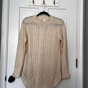 VILA Women's Cream Knit Sweater
